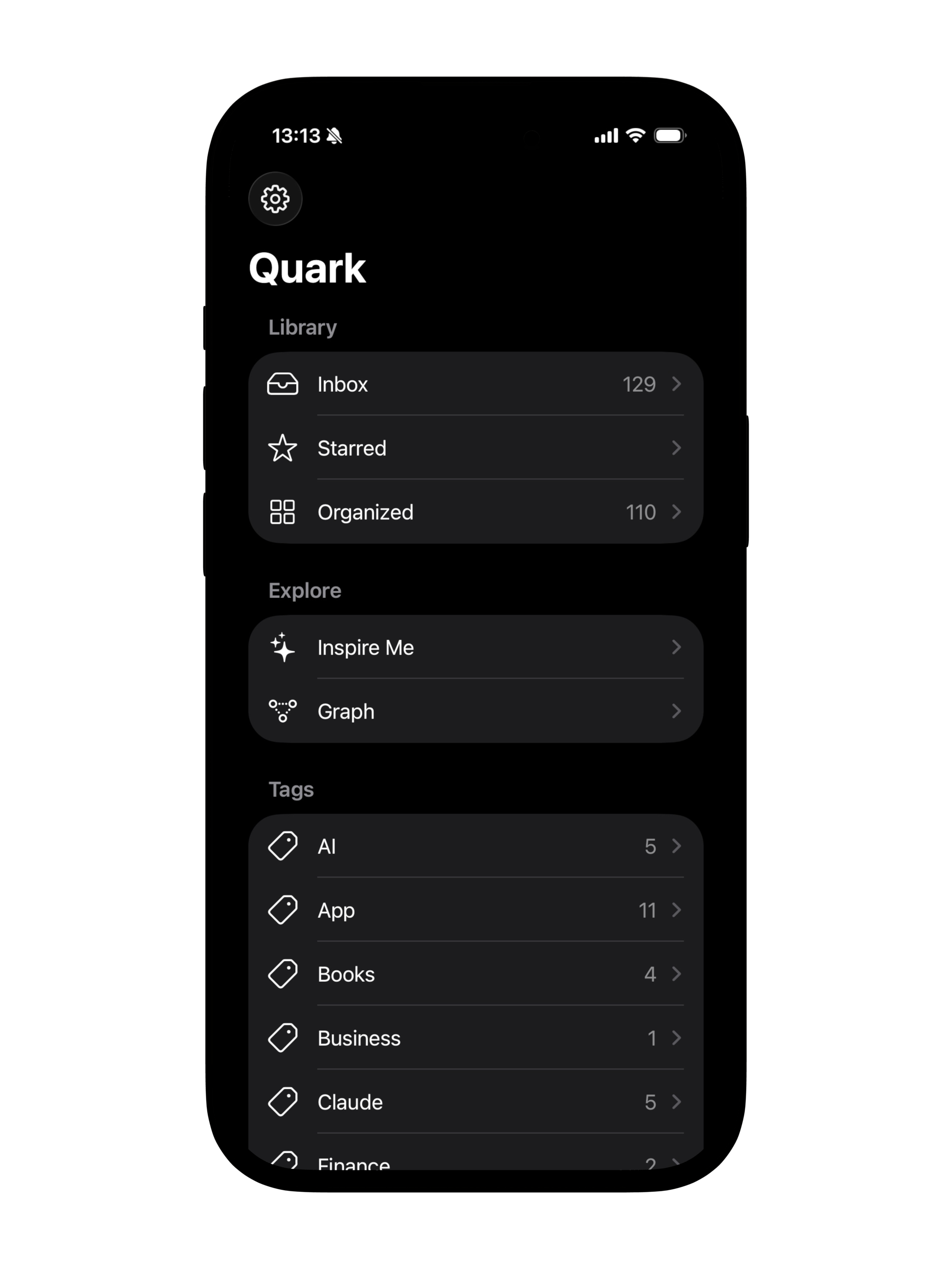 Quark on iPhone